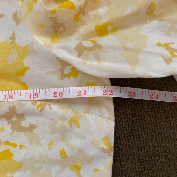 Yellow Floral Women's Blouse - Picture 6 of 6